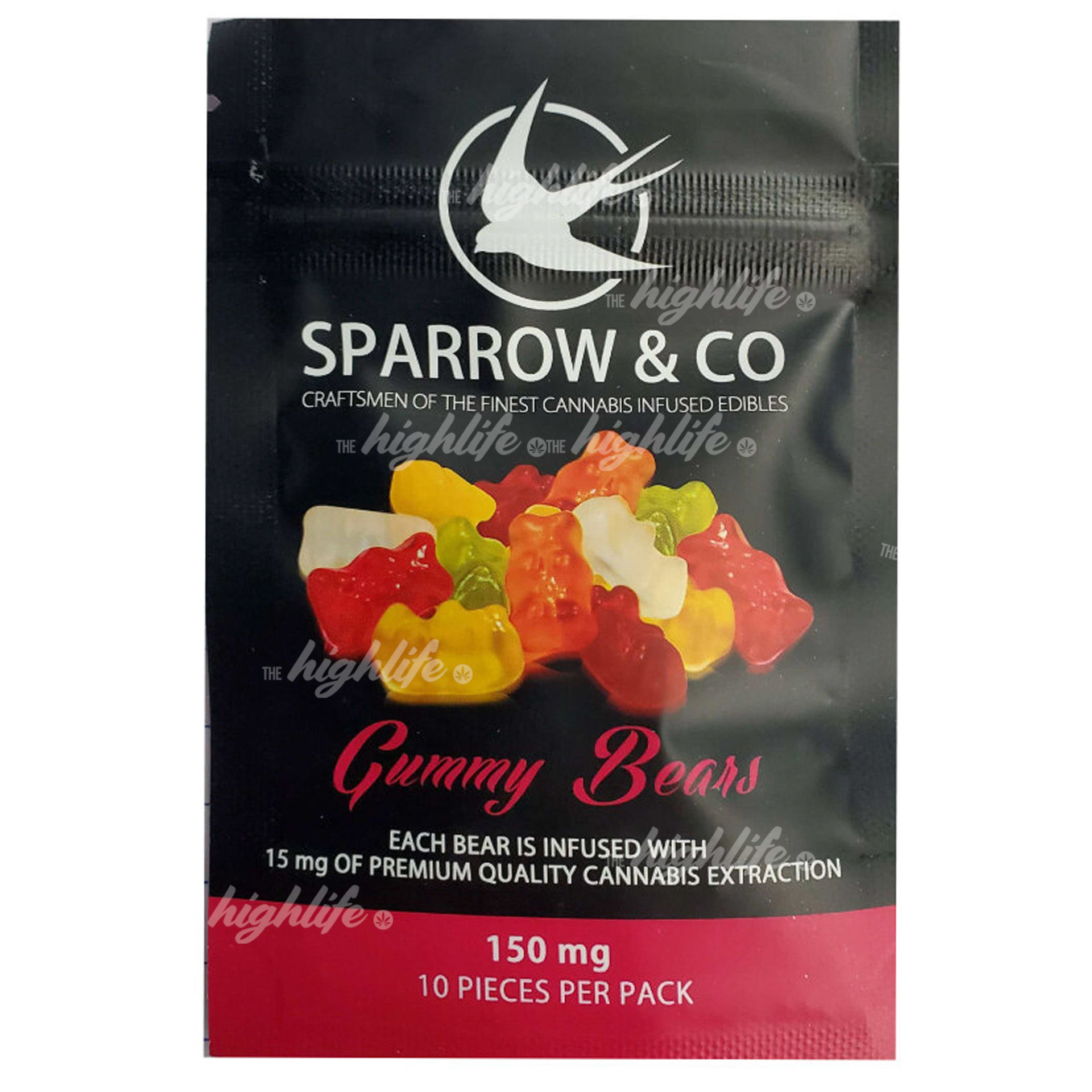 150mg THC Gummies – Sparrow & Co