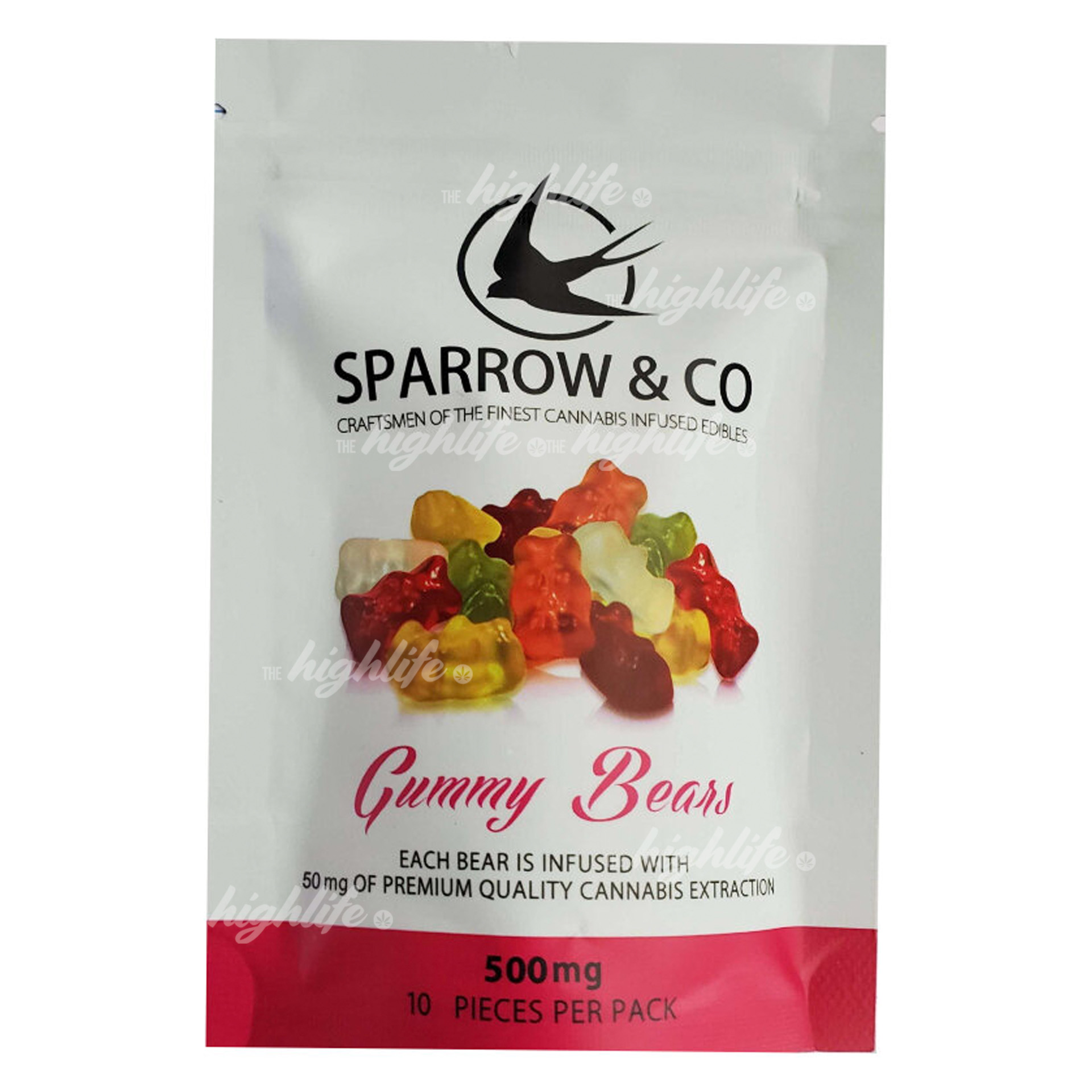 500mg THC Gummies – Sparrow & Co